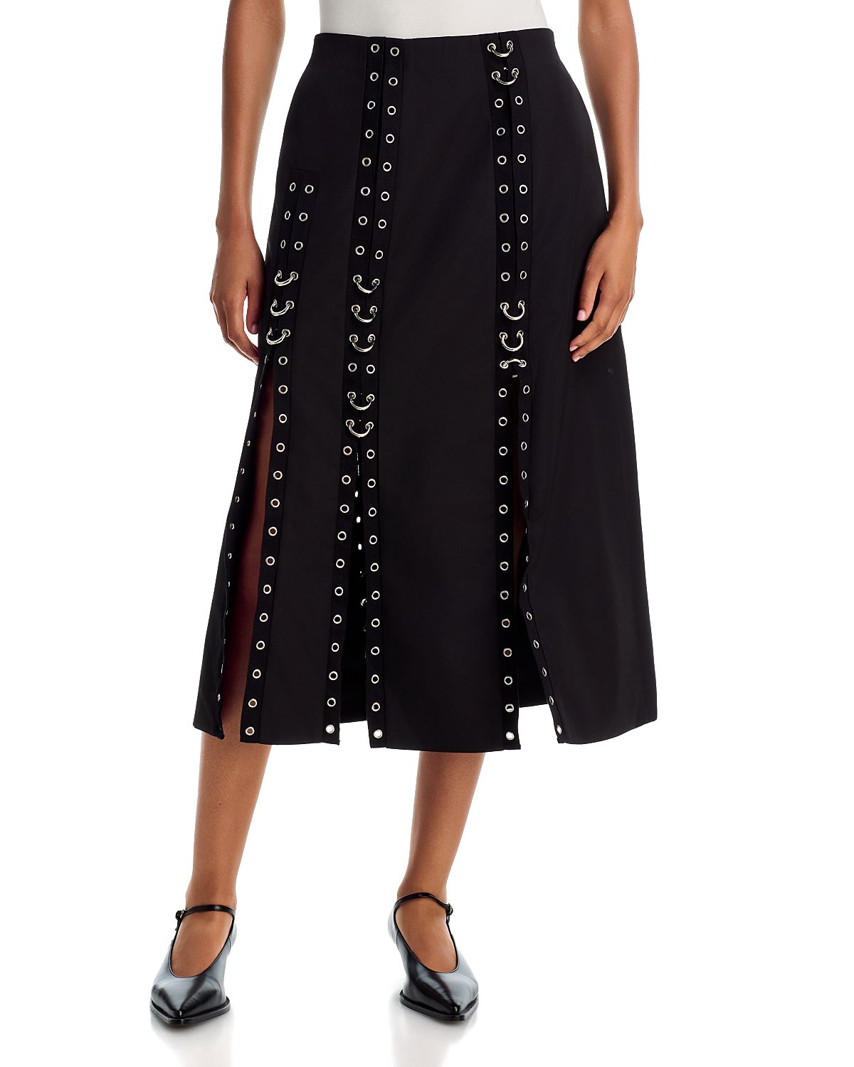 Simone Rocha Grommet Ring Ripple Skirt