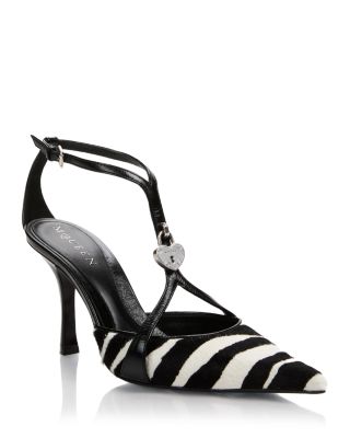 Women's Locke Zebra Print Stilettos Pumps