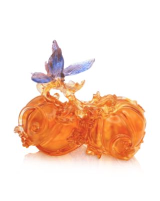 Limited Edition Fruits of Prosperity Crystal Glass Figure