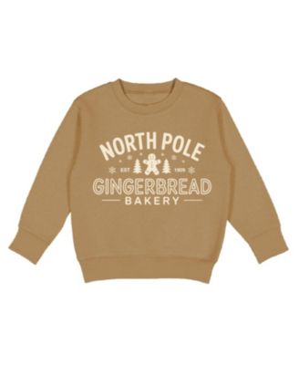Boys' North Pole Gingerbread Christmas Sweatshirt - Little Kid, Big Kid
