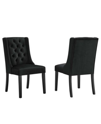  Baronet Performance Velvet Dining Chairs, Set of 2