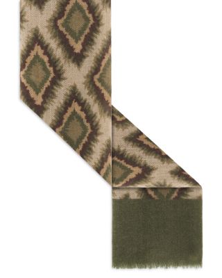 Sofia Ikat Wool & Cashmere Scarf