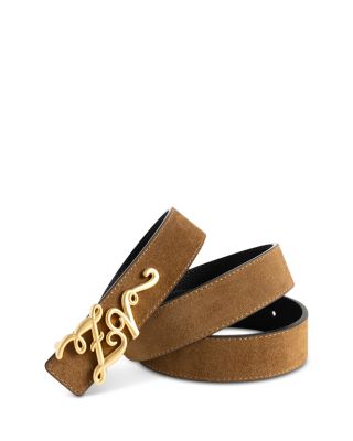 Women's ZV Monogram Reversible Leather Belt