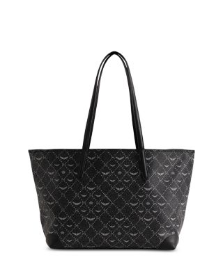 Z Monogram Print Shopper Tote