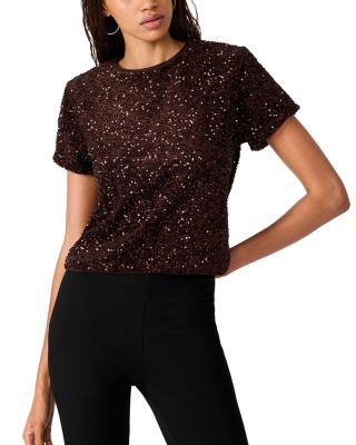 Steve Madden Cressa Sequin Top