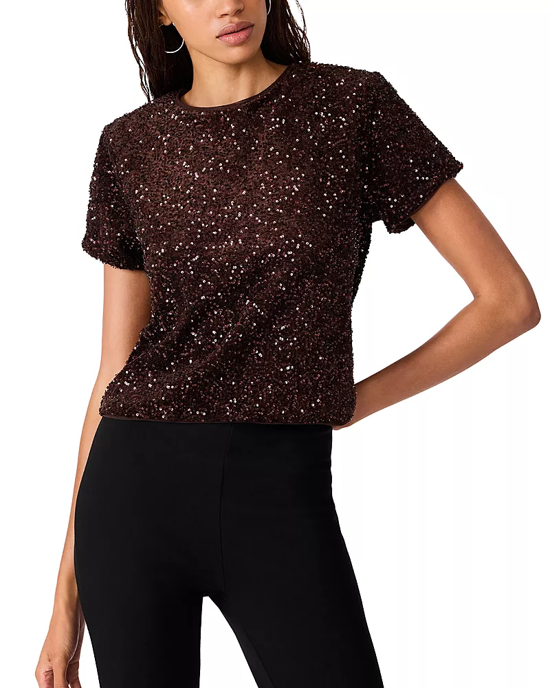 Steve Madden Cressa Sequin Top