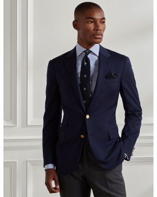 Hand Tailored Wool Serge Regular Fit Blazer