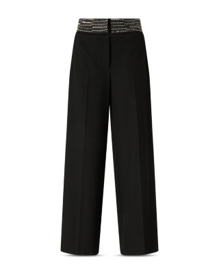 Mercedes Tech Stretch Embellished Waistband Pants