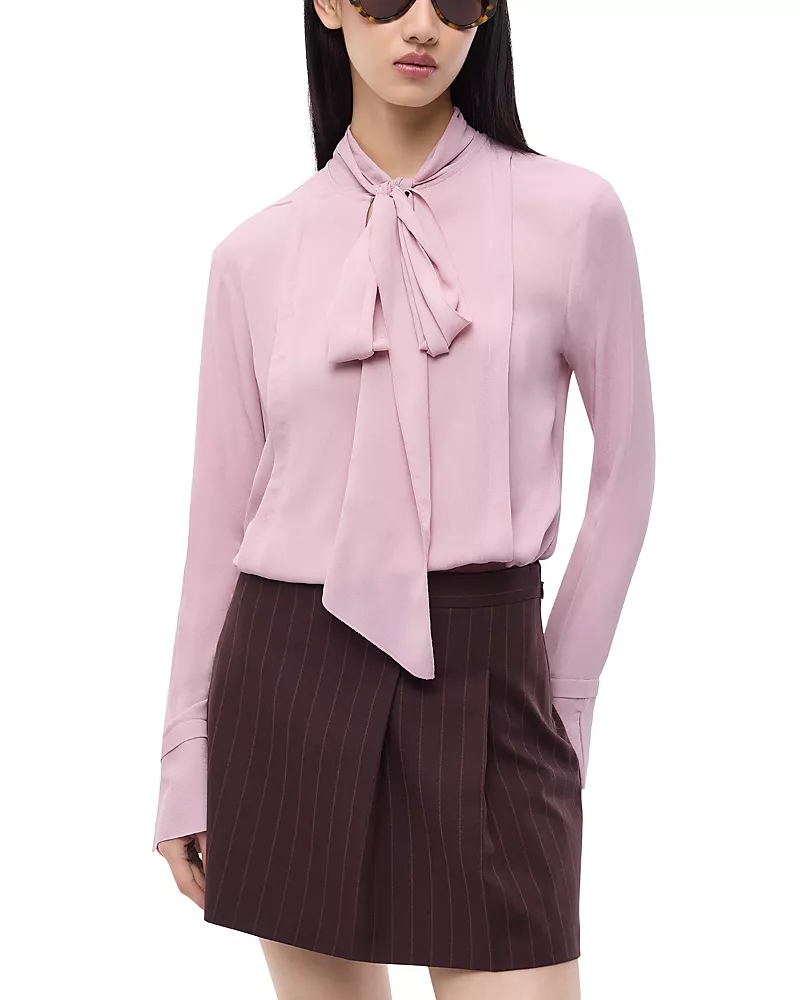 Pinko Brunnera Fluid Crepe Blouse