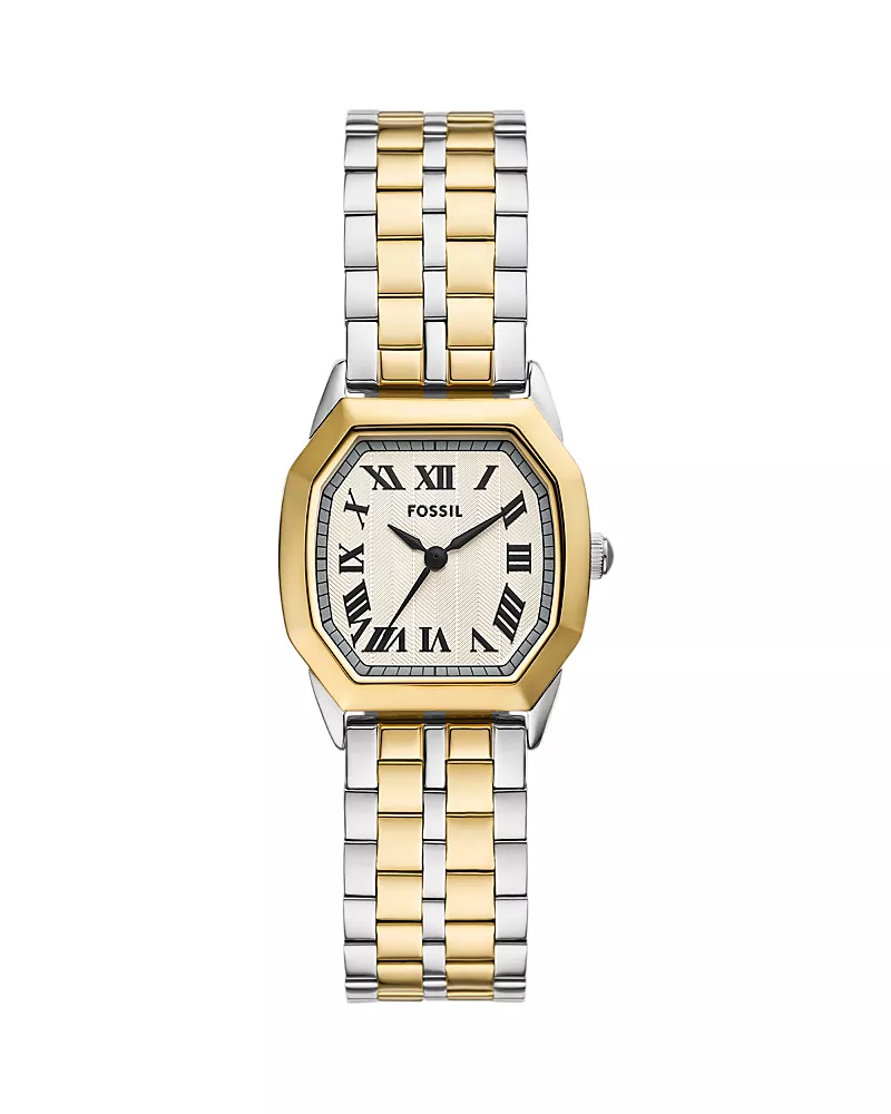 Fossil Harlow Three Hand Two Tone Watch, 27mm