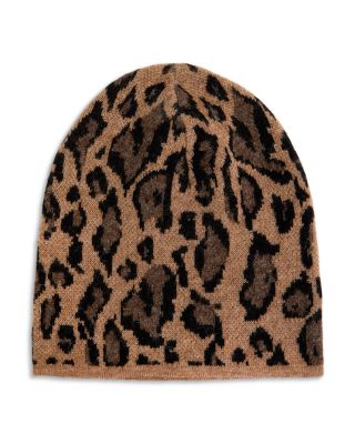 Jaguar Print Alpaca Blend Beanie
