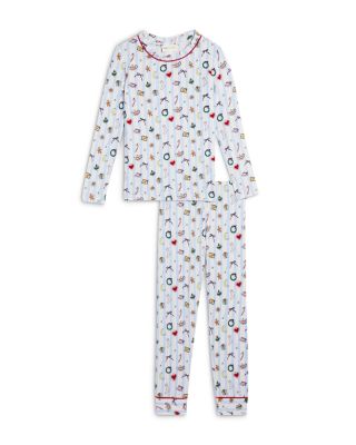 Unisex Printed Long Sleeve PJ Set - Little Kid, Big Kid