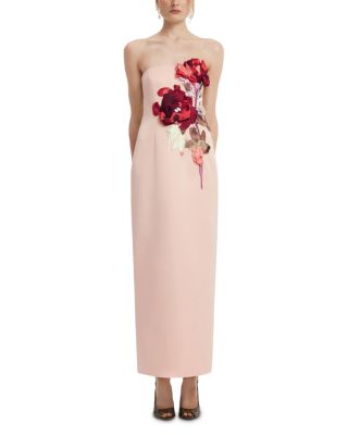 Rayna Embroidered Bustier Maxi Dress