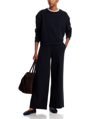 Ceramic Fleece Oversized Crewneck Sweatshirt & Ceramic Fleece Wide Leg Sweatpants