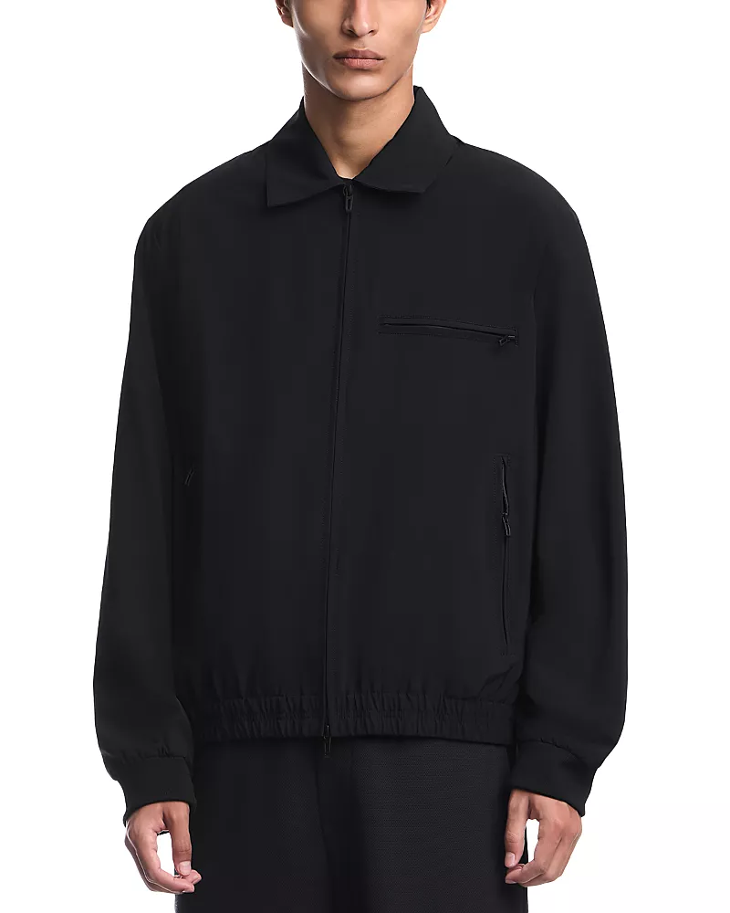 Emporio Armani Zipped Twill Blouson Jacket