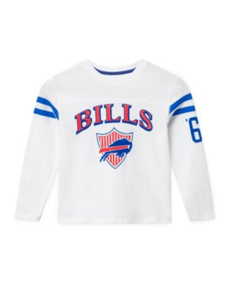 Unisex NFL Buffalo Bills Striped Long Sleeve Tee - Little Kid, Big Kid