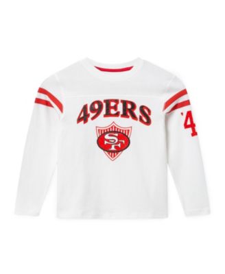 Unisex NFL San Francisco 49ers Striped Long Sleeve Tee - Little Kid, Big Kid