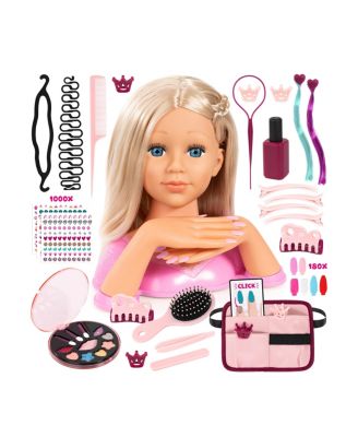  Charlene Magic Nails Blonde Doll Styling Head, Ages 3+
