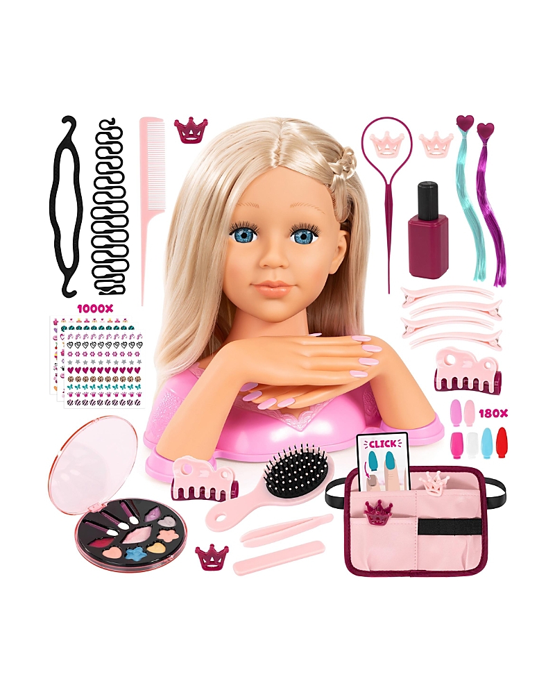 Bayer Design Charlene Magic Nails Blonde Doll Styling Head, Ages 3+