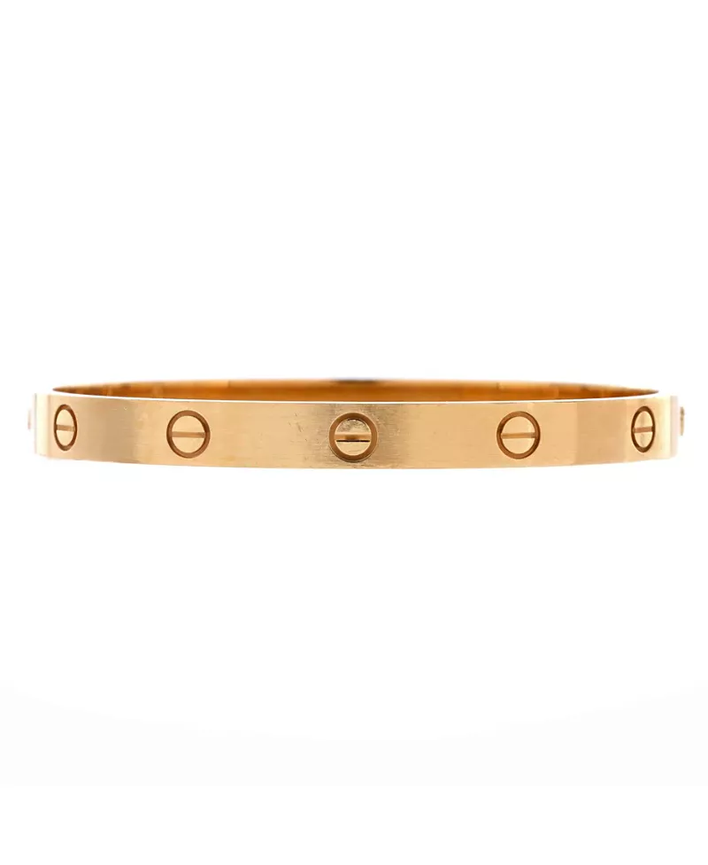Pre-Owned Cartier Love Bracelet Brushed 18K Gold