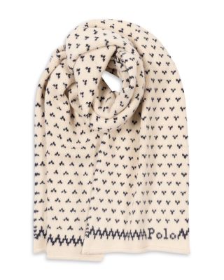 Birdseye Merino Wool & Alpaca Oversized Scarf