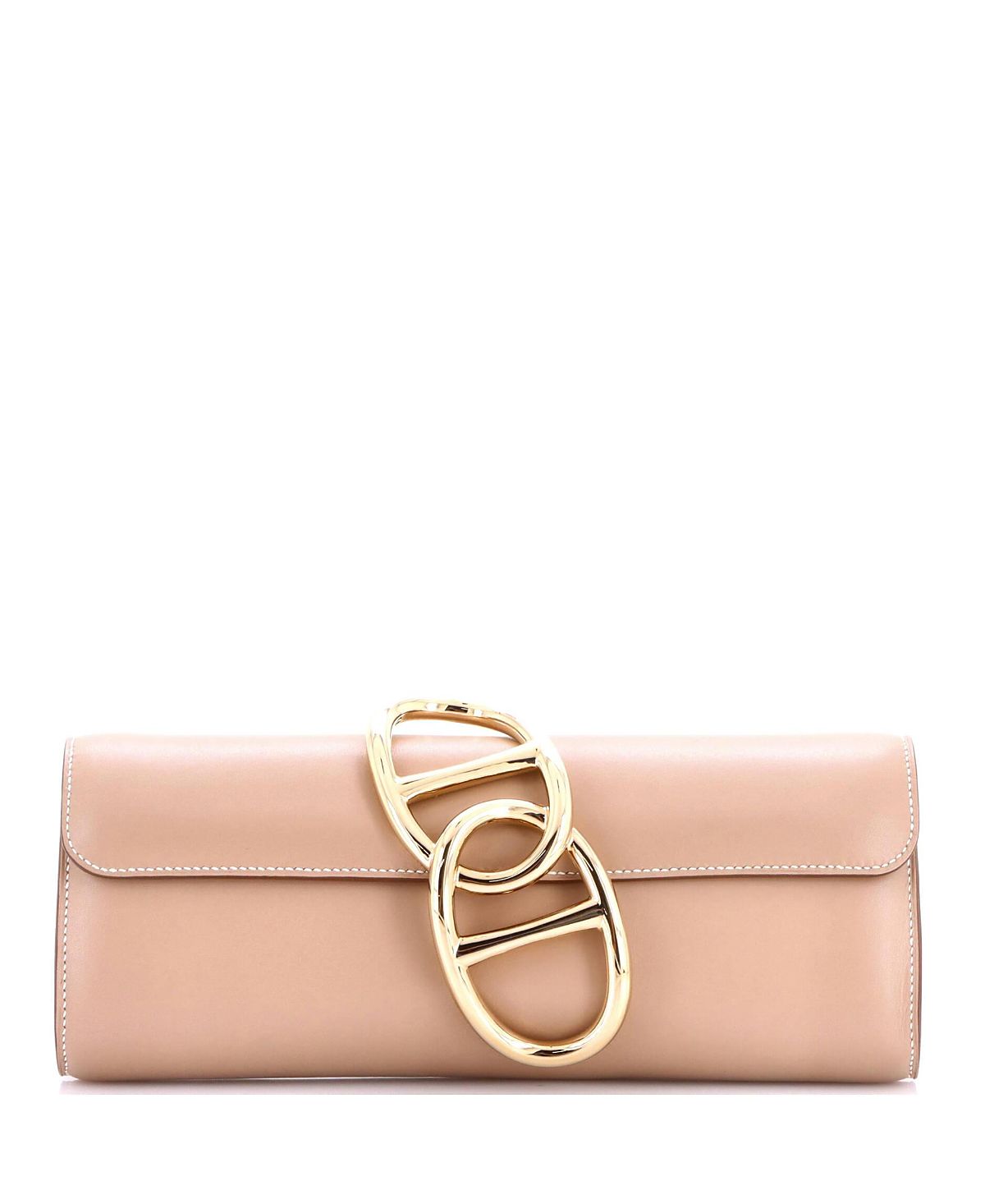 Pre-Owned HERMES Egee Clutch Tadelakt