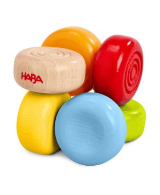 Color Drops Wooden Baby Grasping & Teether Toy - Age 6 Mo+