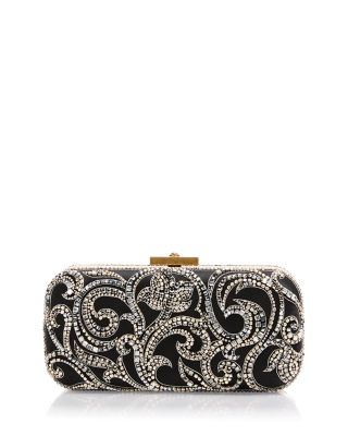 Embellished Leather Clutch