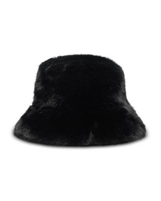 Oversized Faux Fur Bucket Hat