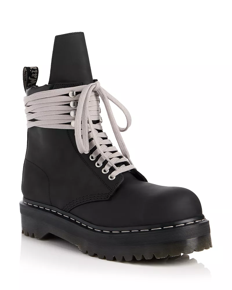 Drkshdw Men's Quad Sole Combat Boots