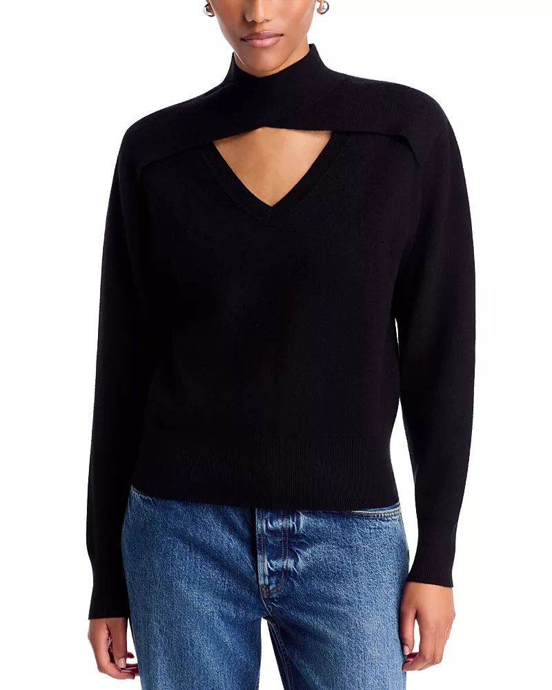 Six Fifty Taylor Long Sleeve Keyhole Top