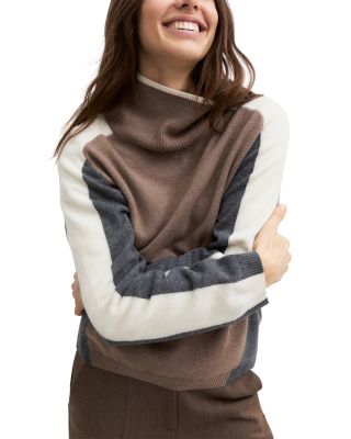 Wool & Cashmere Colorblocked Turtleneck Sweater - Exclusive