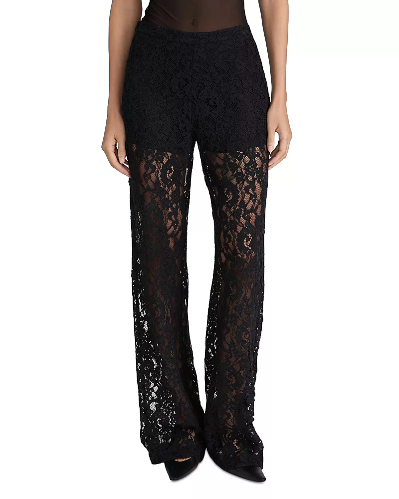 Frame The Lace Wide Leg Pants