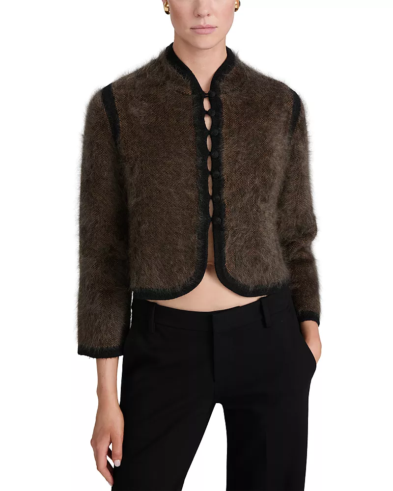 Frame The Brushed Cashmere Salon Cardigan