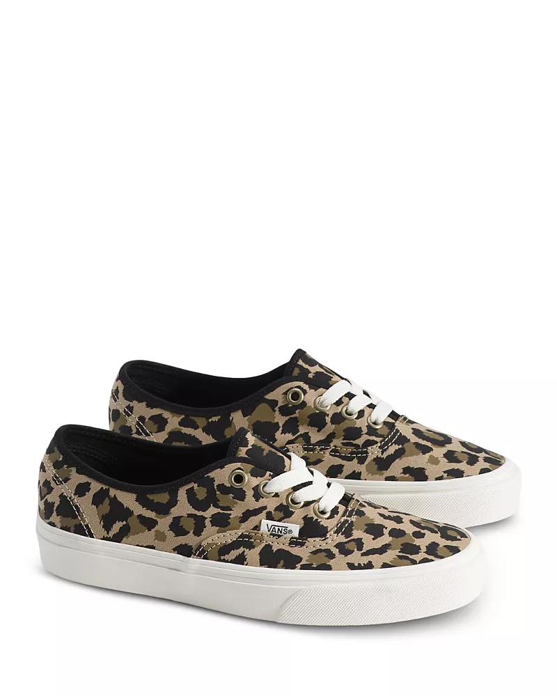 Vans Women's Authentic Leopard Low Top Sneakers