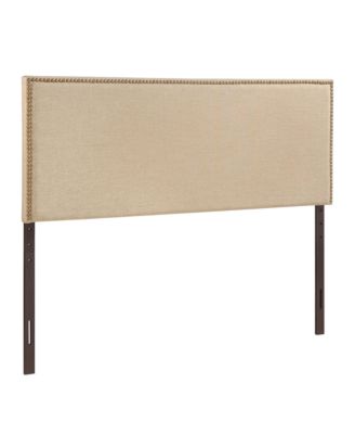  Region Nailhead Upholstered Headboard, Queen
