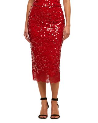Makena Sequin Pencil Skirt