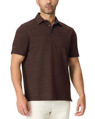 Bogner Striped Cotton Blend Polo