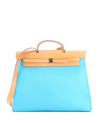 39 Herbag Zip Leather and Toile