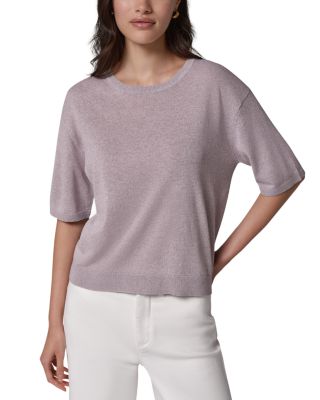 Relaxed Elbow Sleeve Crewneck Sweater