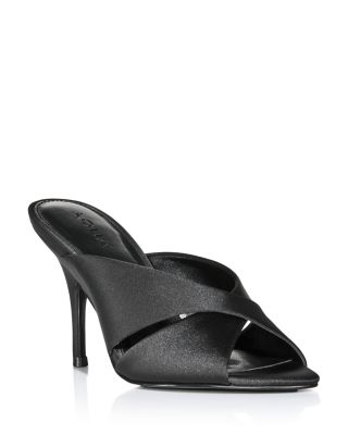 Women's Penny Satin Stiletto Sandals - Exclusive