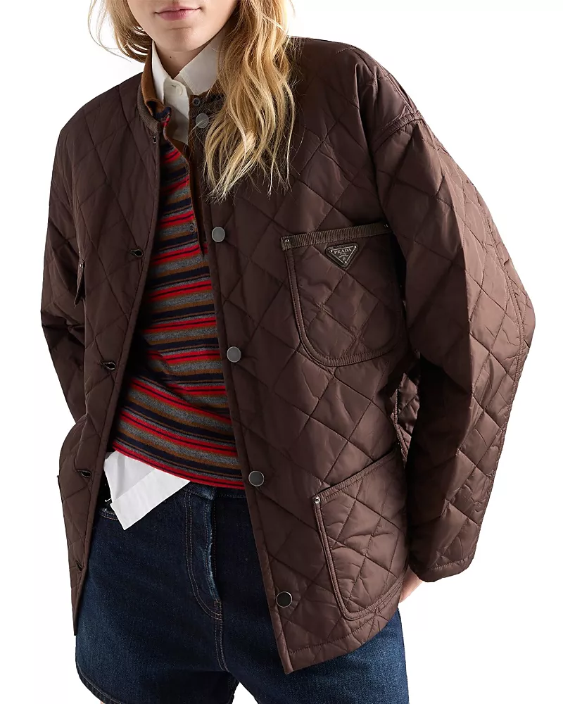 Prada Lightweight Quilted Re-Nylon Jacket