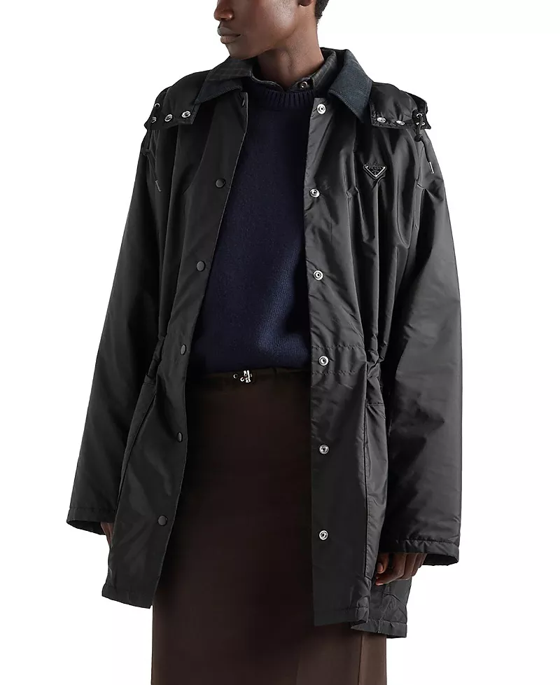 Prada Light-weight Re-Nylon Waterproof Parka