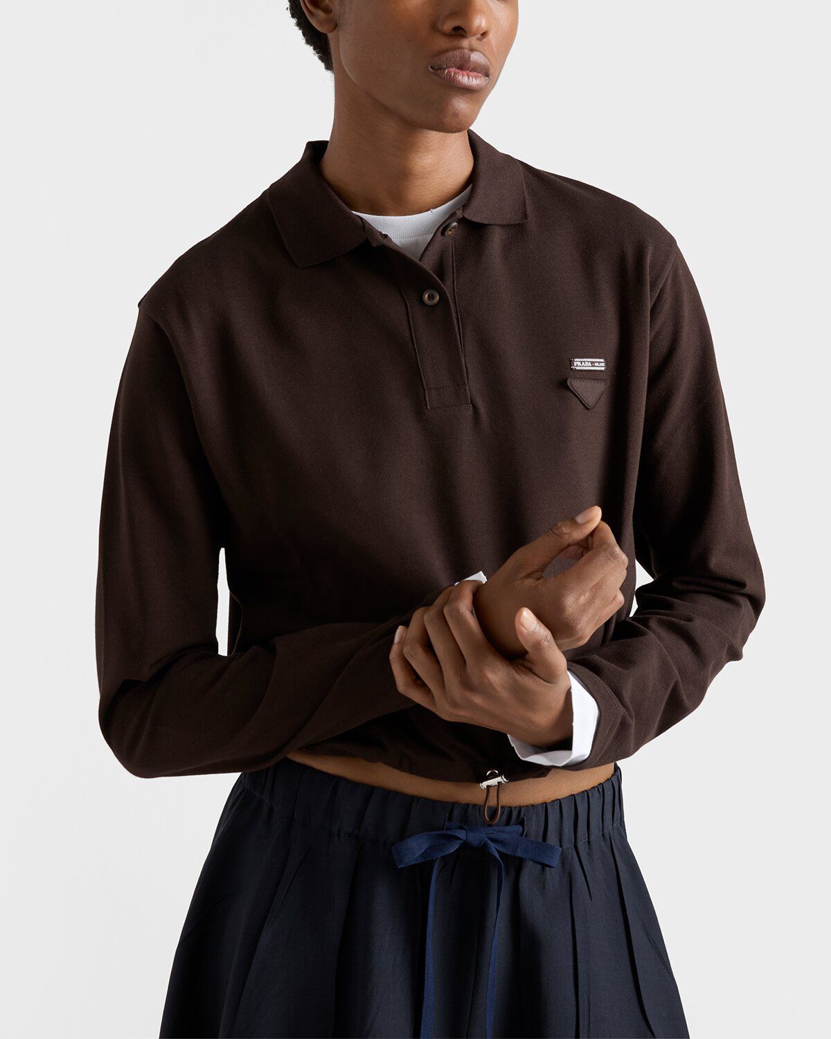 Piqué and Jersey Polo Shirt thumbnail 3