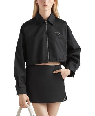 Re-Nylon Cropped Blouson Jacket