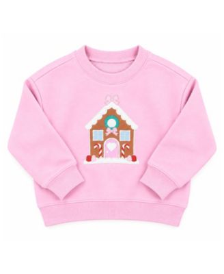 Girls' Gingerbread House Crewneck Sweatshirt - Baby, Little Kid, Big Kid