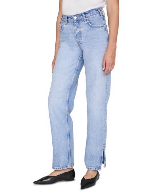 Roy High Rise Wide Leg Jeans in Blue