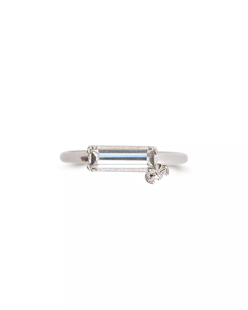 Jil Sander Crystal Stack Ring