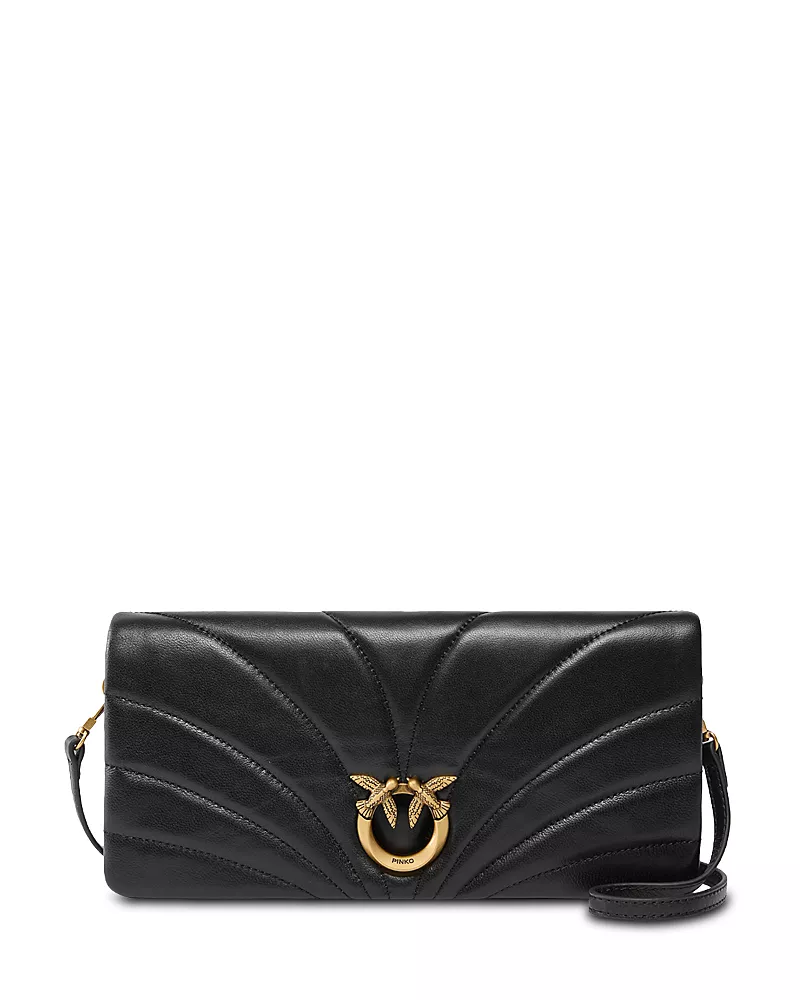 Pinko Click Horizontal Classic Quilted Crossbody Bag