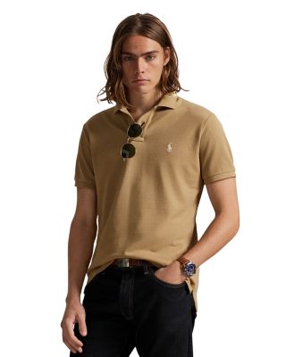 Custom Slim Fit Mesh Polo Shirt